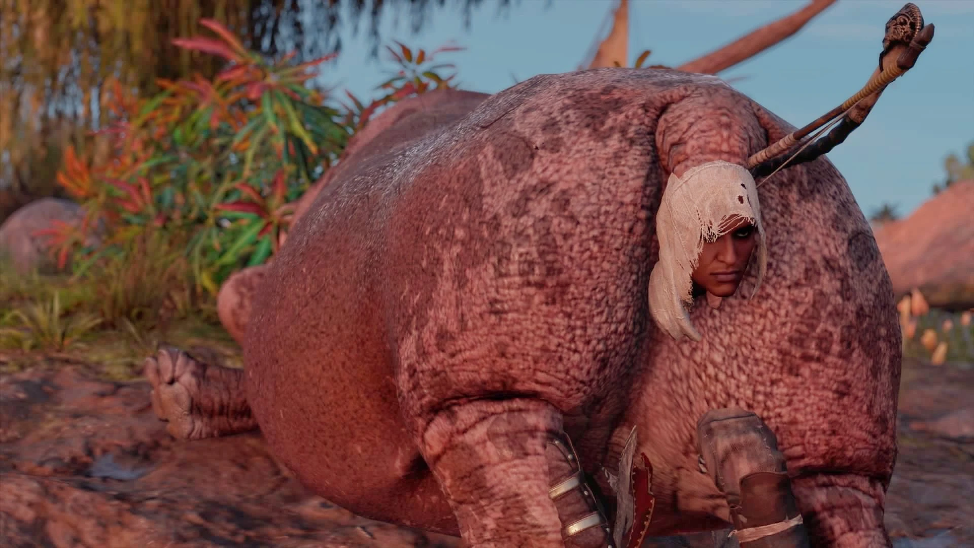 Байек косплеит Эйса Вентуру)