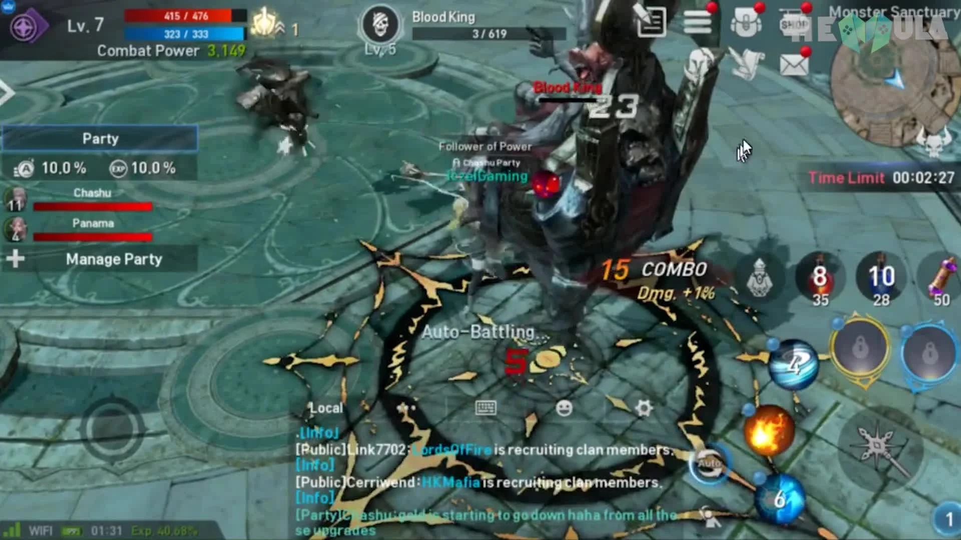 MMORPG для мобилок ЗАГНЕВАЕТ