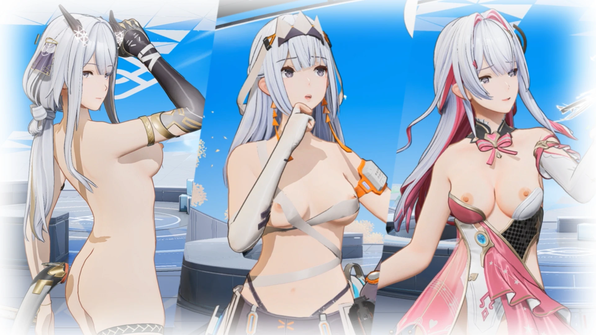 Snowbreak: Containment Zone "Сексуальная Chenxing, разные варианты"