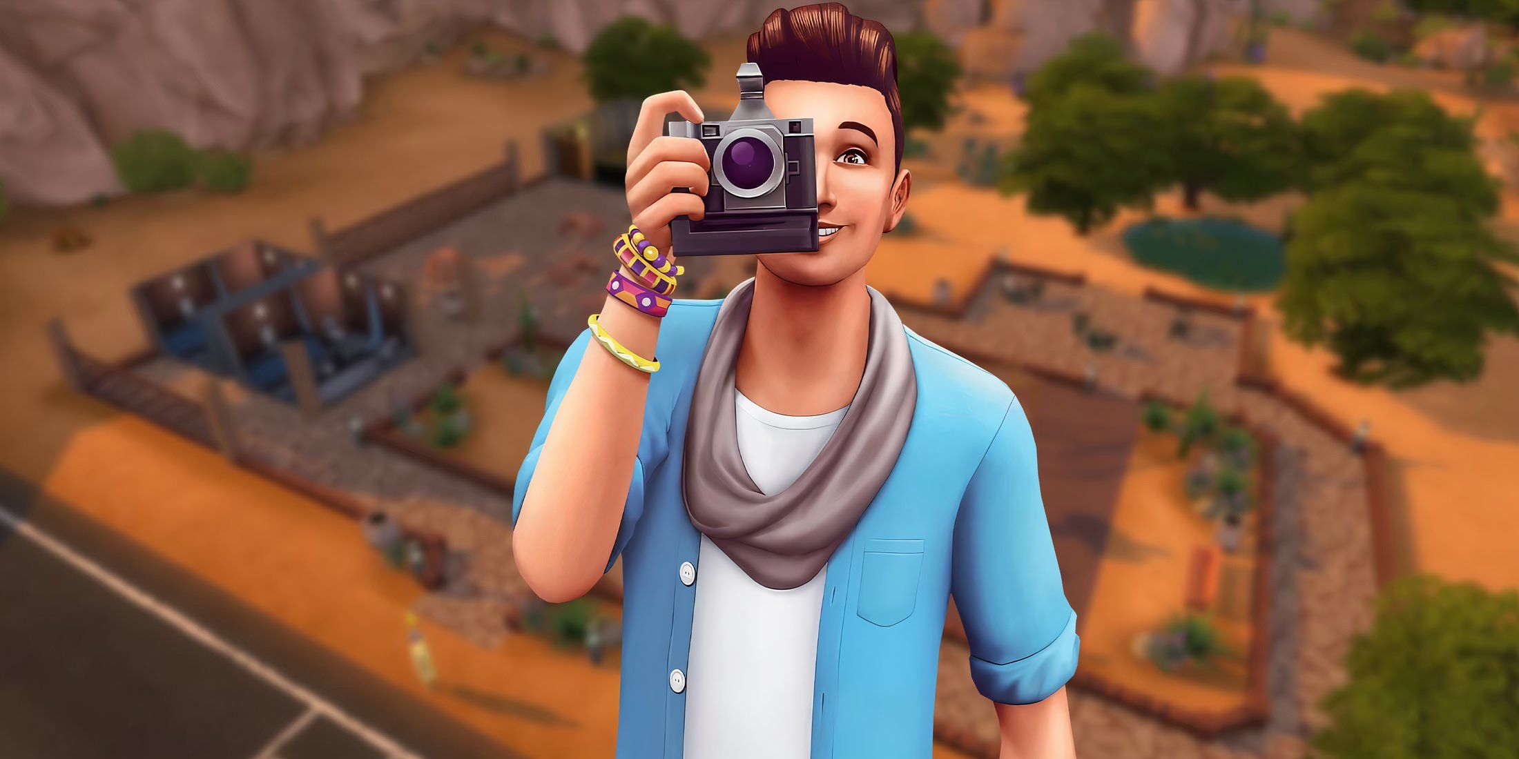 Где находится парк "Пустынные цветы" в The Sims 4