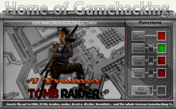 Tomb Raider (2013): Трейнер/Trainer (+7) [1.01.730.0] {sILeNt heLLsCrEAm / HoG}