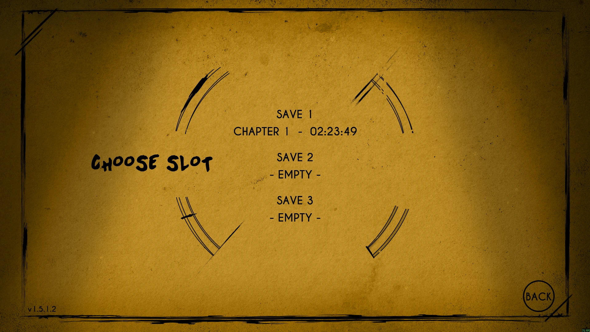 Bendy and the Ink Machine "Сохранение 100% + Чёрно-белый фильтр"