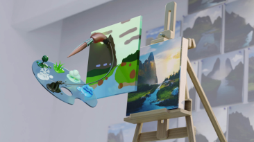 Инструмент рисования NVIDIA Canvas мгновенно превращает мазки в реалистичные изображения