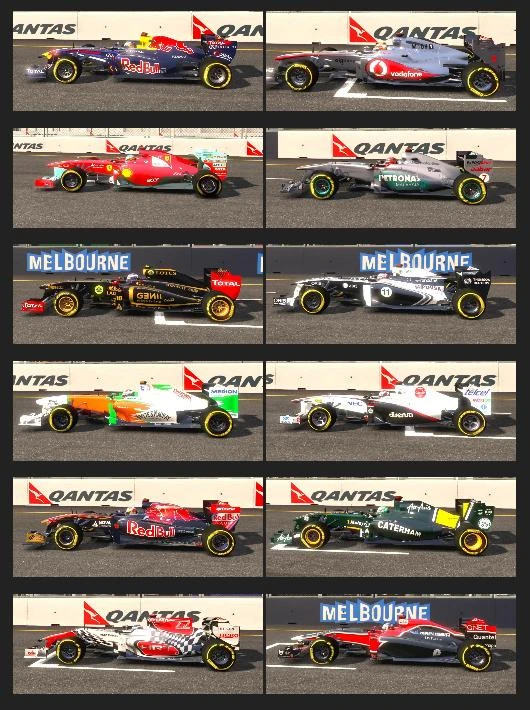 F1 2011 "HD texture pack for F1 2011"