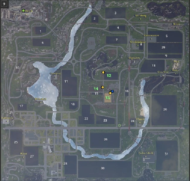 Farming Simulator 17 "Valley Crest Farm v 1.8"