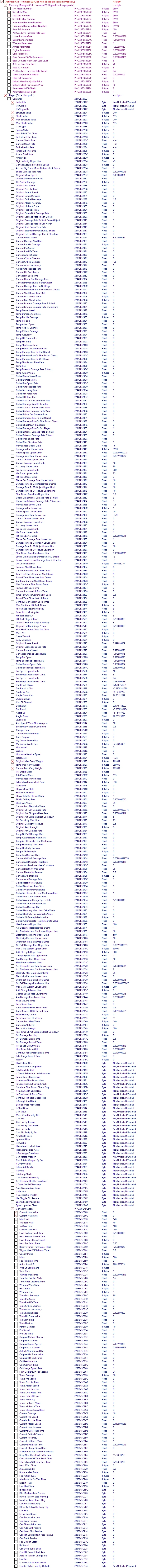 Metal Mind "Таблица для Cheat Engine" [1.0] {ndck76}