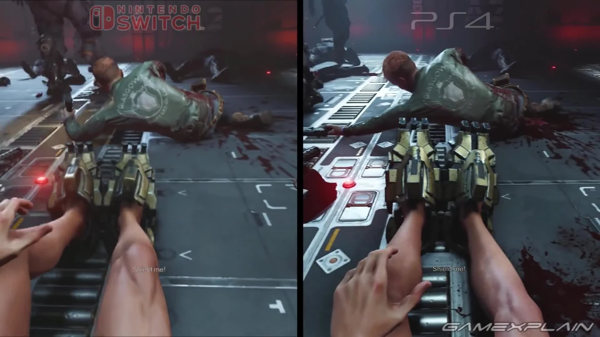 Switch-версию Wolfenstein 2 сравнили с PS4 и Xbox One