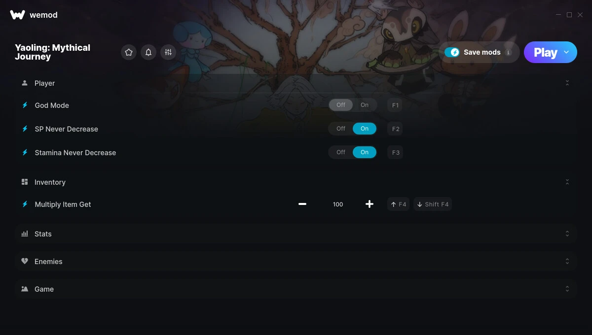Yaoling: Mythical Journey "Трейнер +16" [UPD: 14.08.2025] {ColonelRVH / WeMod}
