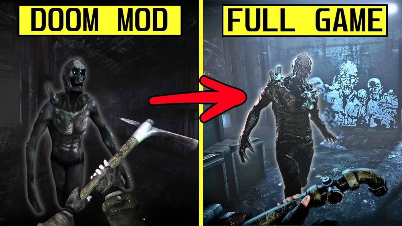 Сравнение ужасов в Total Chaos с модом для DOOM 2