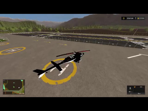 Farming Simulator 17 "Вертолёт Airwolf Supercopter версия 1.0.0.0"