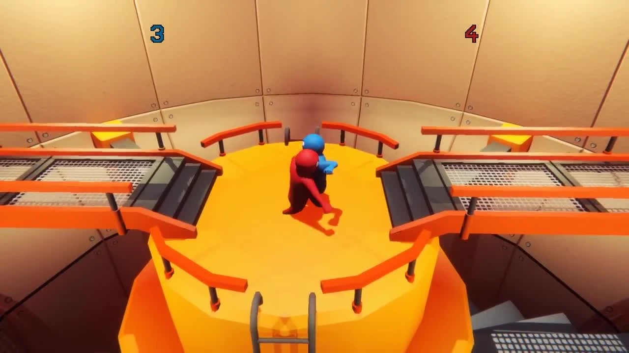 Gang Beasts - Волосы против медведя