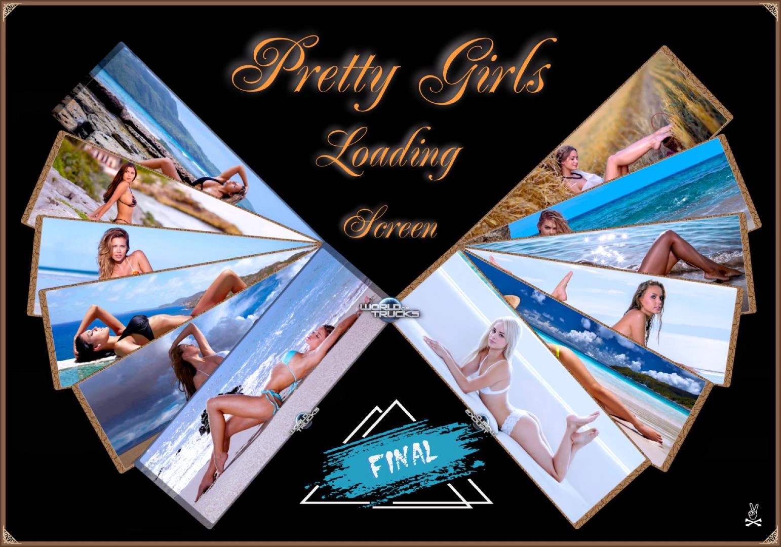 Euro Truck Simulator 2 "Загрузочный Экран Pretty Girls v2.0 (v1.37.x - 1.40.x)"