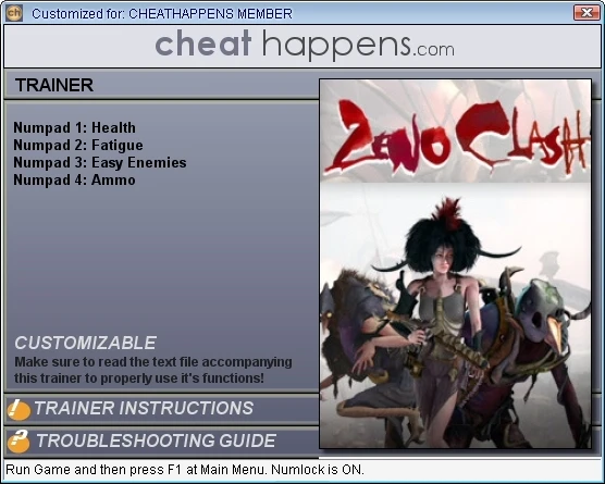 Zeno Clash: Трейнер (+4) [1.0 - 1.1 - 1.2] {CheatHappens}