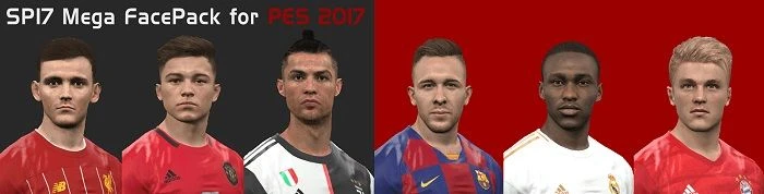 PES 2017 "SmokePatch Face Pack 2"