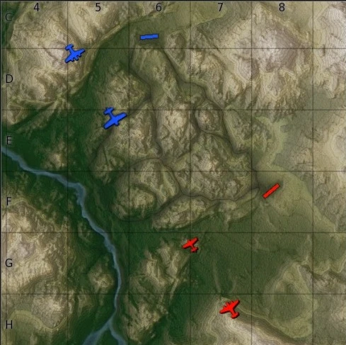 War Thunder - Информация - Миссии и карты - Авиационные операции - Авиационные карты аркадный режим - Штурмовка