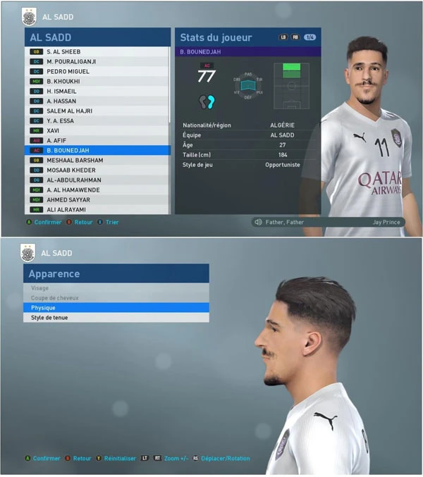PES 2019 "Baghdad Bounedjah Face"