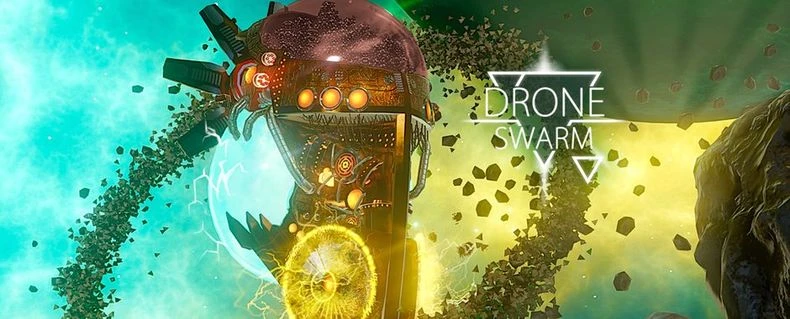 Drone Swarm - стратегия с возможностью управлять тысячами дронов