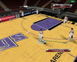 NBA 2K9 "Sacramento Kings площадка"