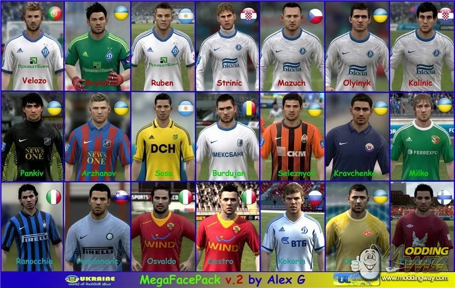 FIFA 12 "MegaFacePackv.2 by Alex G"