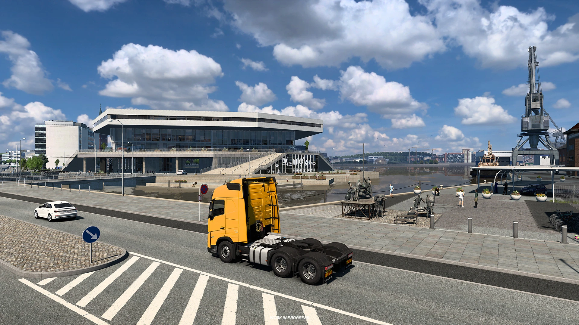 Свежие скриншоты из обновленной Скандинавии для Euro Truck Simulator 2 - Орхус