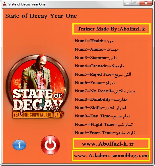 State of Decay: Year-One Survival Edition: Трейнер/Trainer (+12) [1.0] {Abolfazl.k}