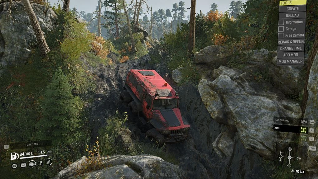 SnowRunner "Карта: Badlands Original v11.4 (v15.0)"