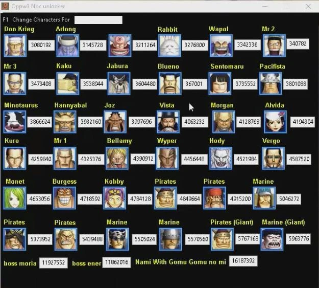 One Piece Pirate Warriors 3 "играть за NPC"