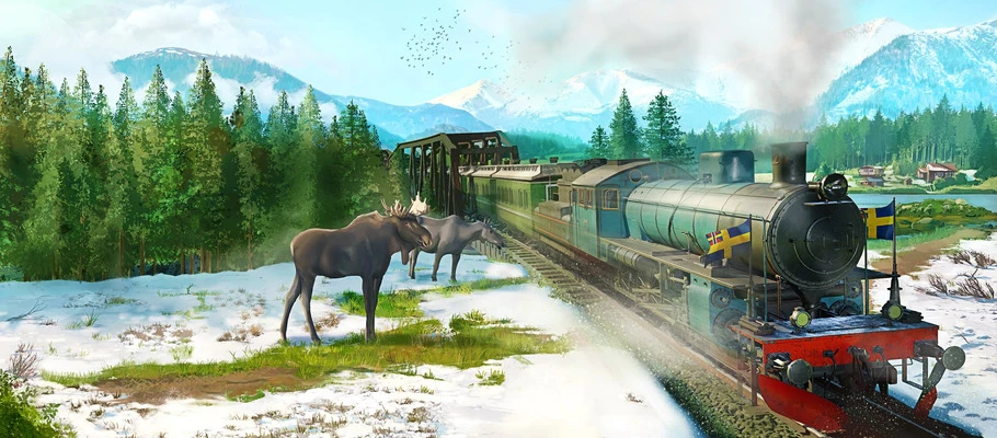 Стратегия Railway Empire проложит сети железных дорог в Северной Европе