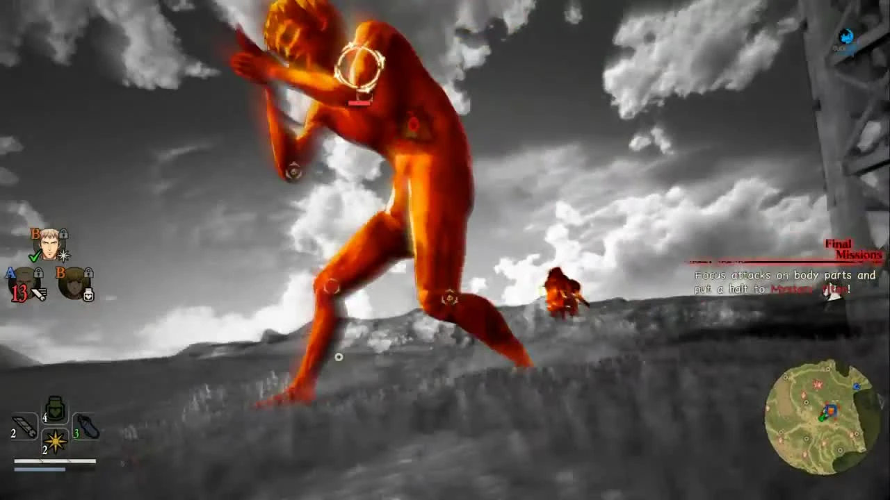 Attack on Titan 2 - Титан Фэмэн (на сложности Infernо)