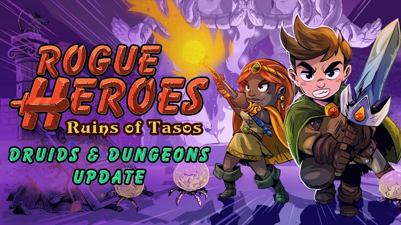 Для Rogue Heroes: Ruins of Tasos вышло обновление Druids & Dungeons, добавляющее новые подземелья и класс