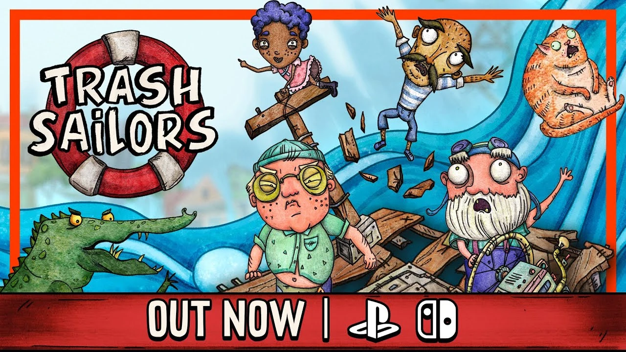 Кооперативное приключение Trash Sailors добралось до консолей Nintendo Switch и PlayStation 4