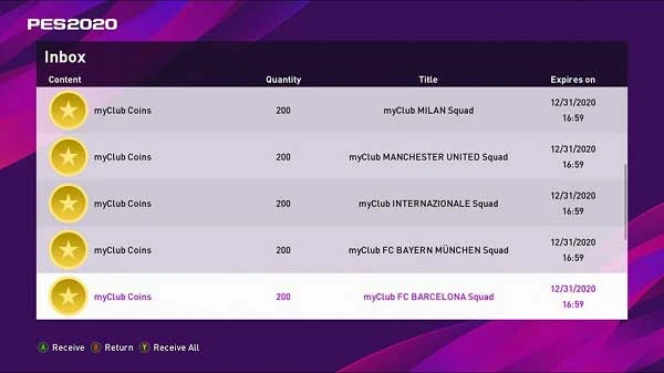 eFootball PES 2020: Чит-Мод/Cheat-Mode (myClub coins 1400)