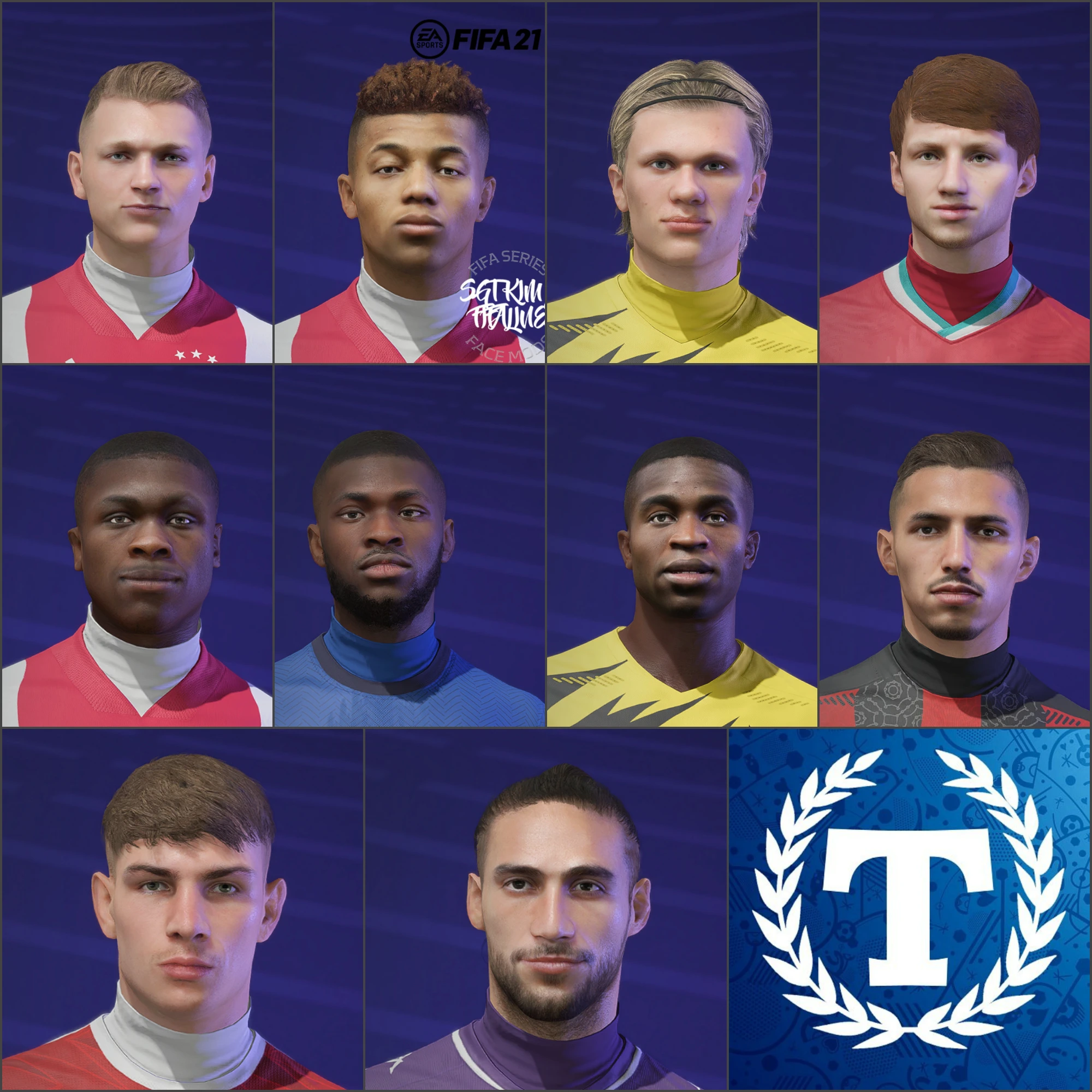 FIFA 21 "Пак лиц [SGT Kim]"
