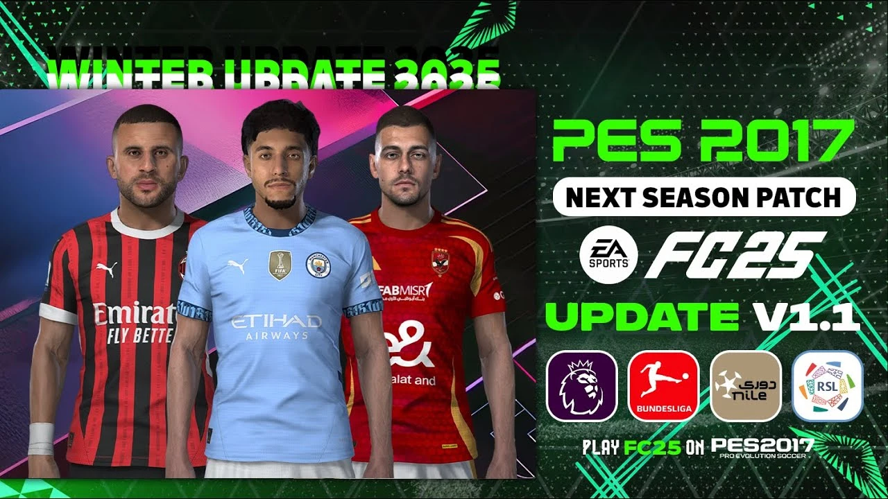 PES 2017 "Next Season Patch FC25 Сезон 2024-2025" [1.1]