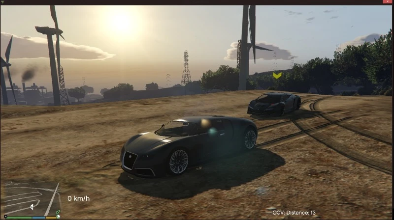 Grand Theft Auto 5 "Car Companion V (Driverless car) 1.1 - Компаньон на тачке"