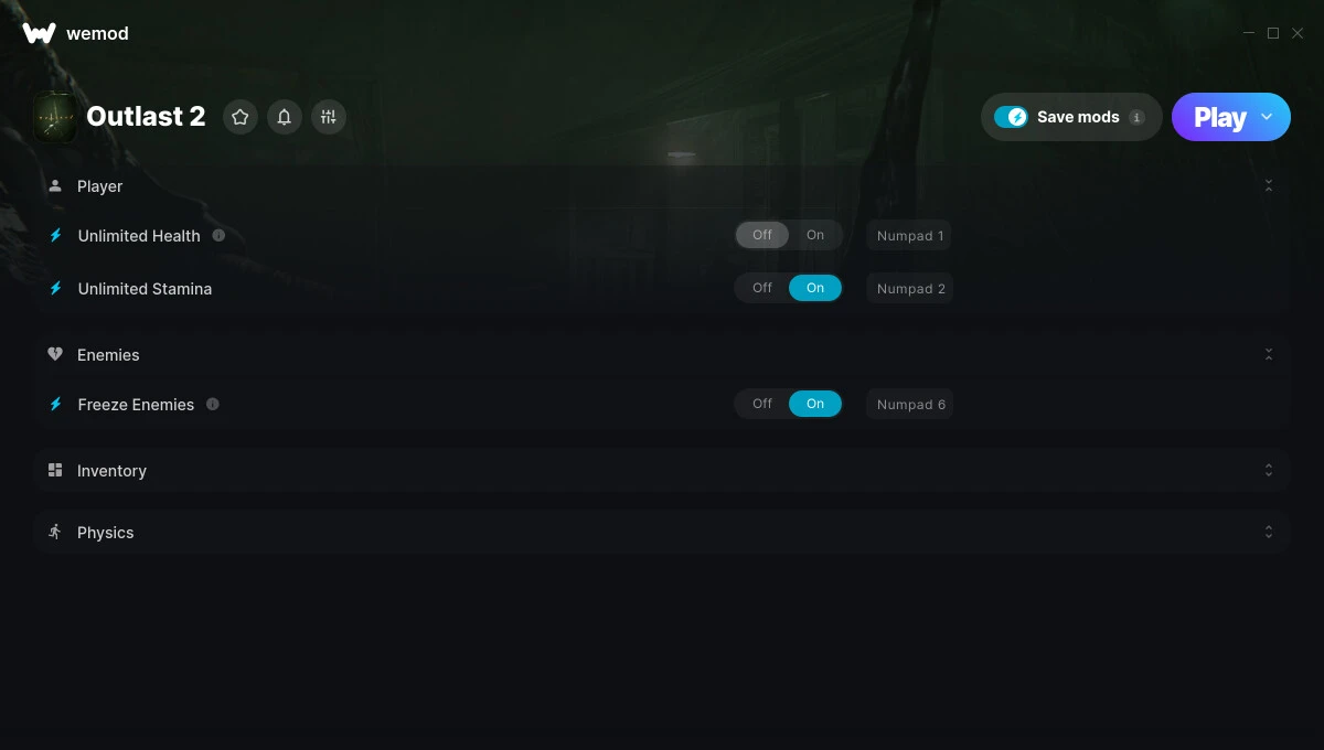 Outlast 2 "Трейнер +7" [UPD: 26.07.2025] {STiNGERR / WeMod}