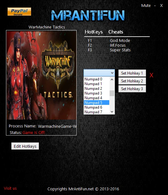 Warmachine: Tactics: Трейнер/Trainer (+3) [0.9.4136] {MrAntiFun}