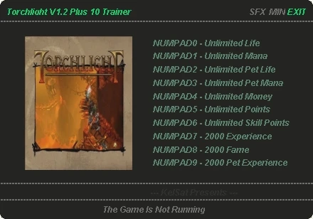 Torchlight: Трейнер (+10) [1.2] {KelSat}