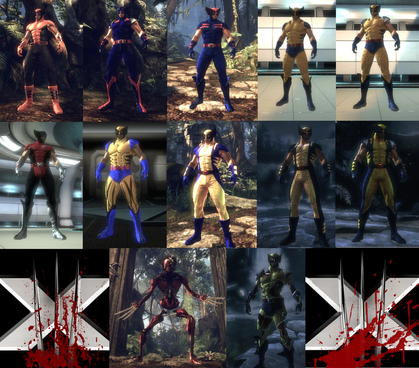 X-Men Origins: Wolverine "Пак скинов [DeathCold]"