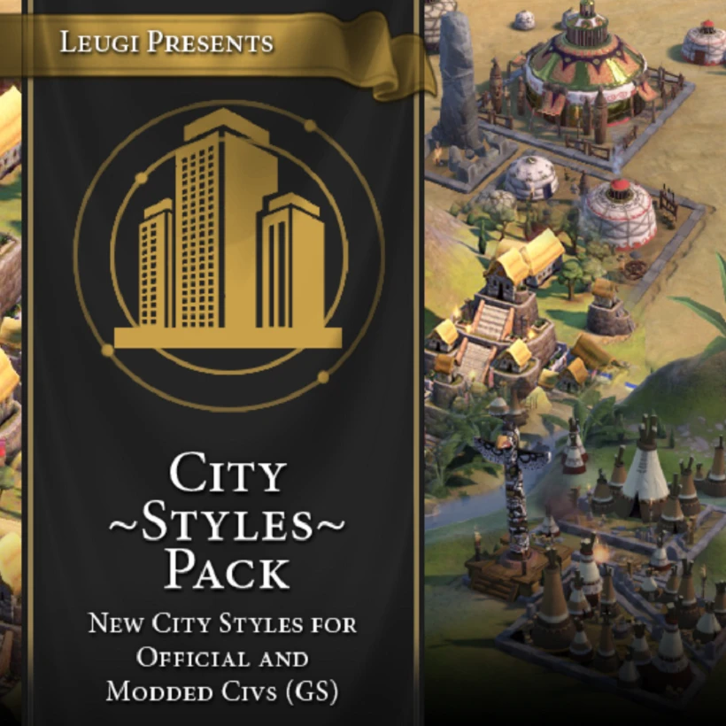 Sid Meier's Civilization 6 "Стилизованные города"