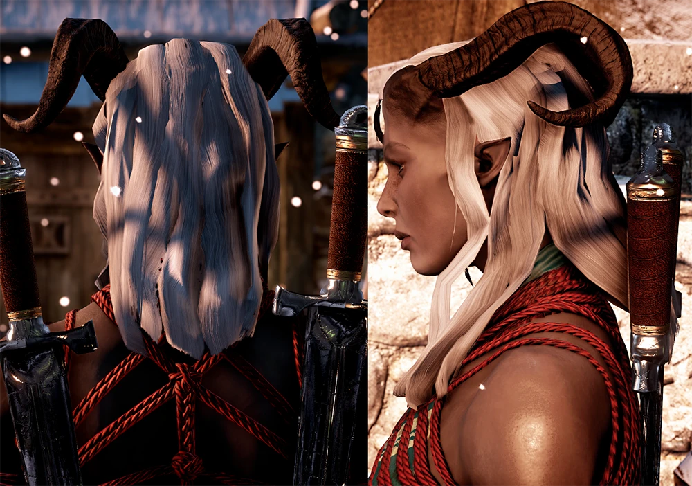 Dragon Age: Inquisition "Волнистые волосы для женщин кунари"