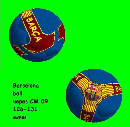 FIFA 09  "Barselona Ball by bzzbzzz"