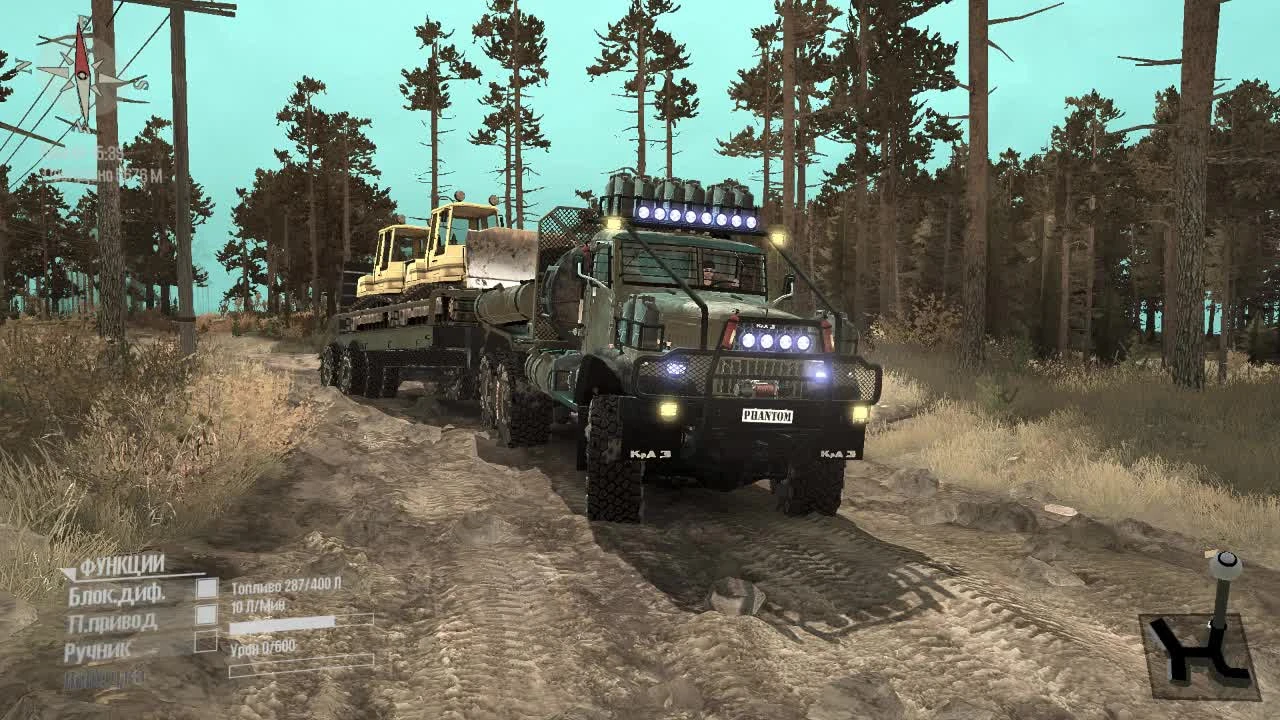 Spintires: MudRunner "Краз-255B - Phantom"