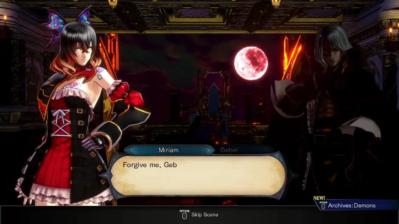 Bloodstained- Ritual of the Night - Босс Гебель и плохая концовка