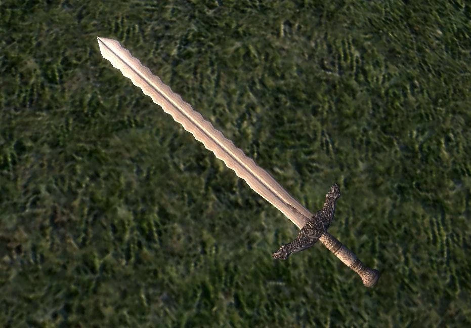 TES 4 Oblivion "Волнистый меч"