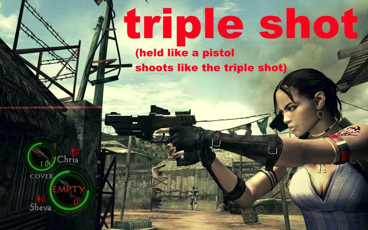 Resident Evil 5 "оружие из Resident Evil 6"