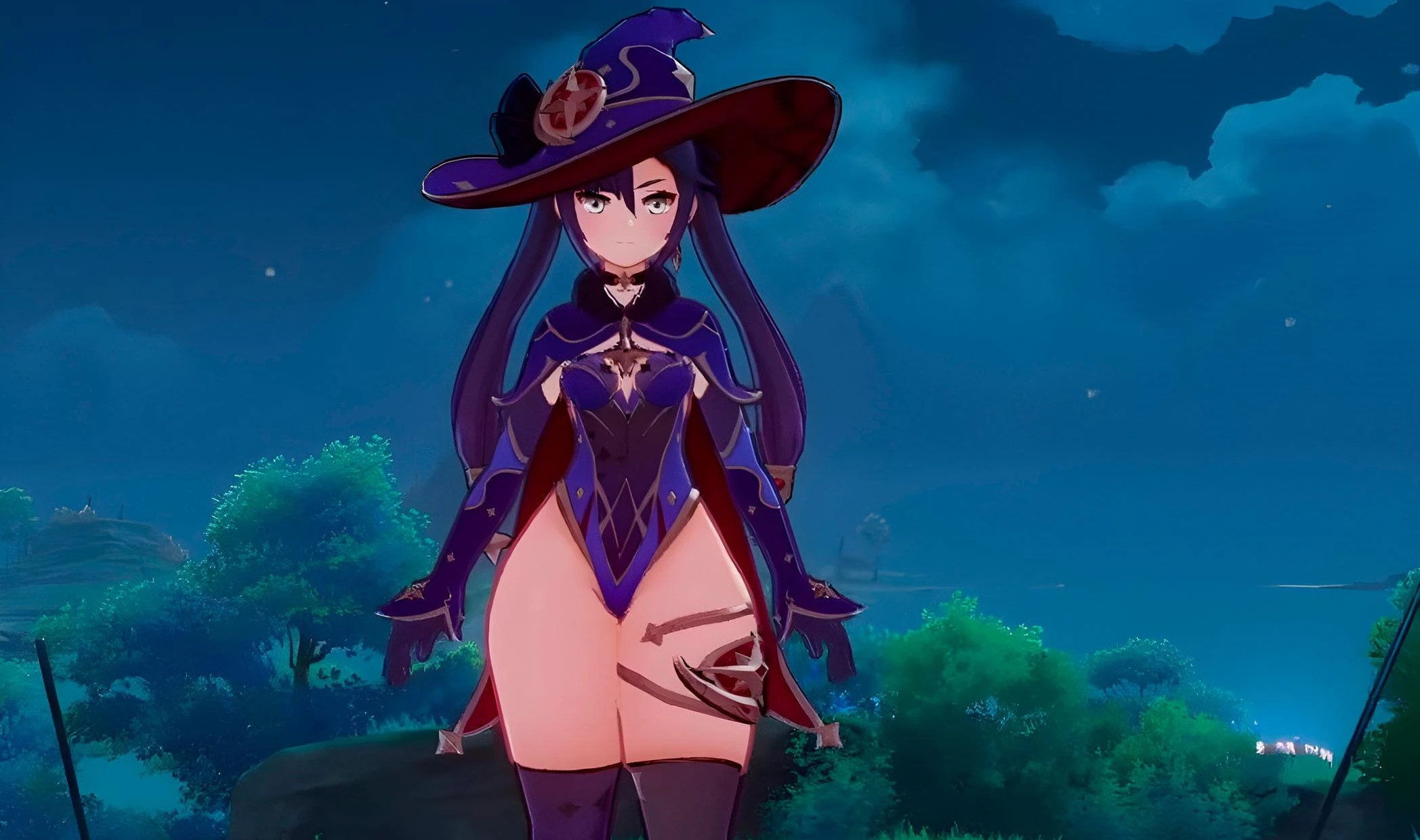 Мод для Моны из Genshin Impact, который делает ее бедра объемнее, бьет все рекорды