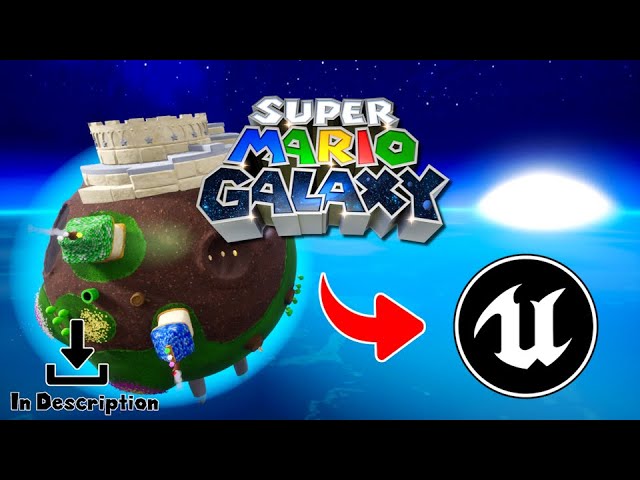 Энтузиаст показал, как могла бы выглядеть Super Mario Galaxy на движке Unreal Engine и выложил игру в свободный доступ