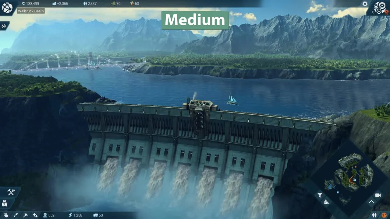 Anno 2205 "Детальное сравнение на PC Low vs. Medium vs. Ultra"