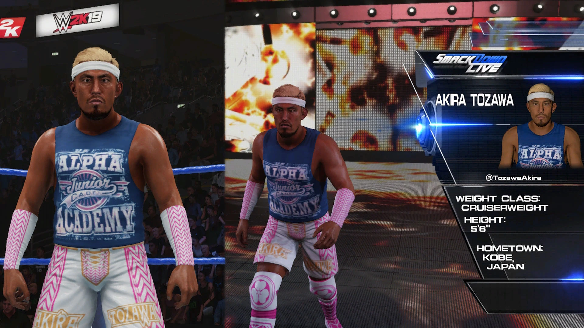 WWE 2K19 "Акира Тодзава из WWE 2K25"